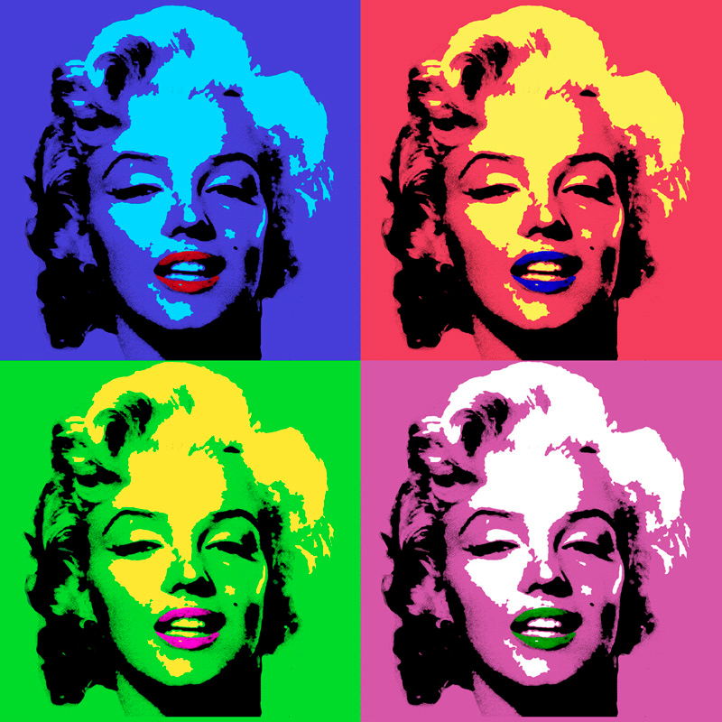Quadro Marilyn Color