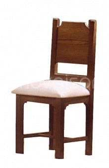 Cadeira Rustica com Estofo