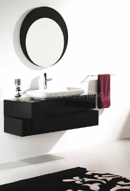 O móvel casa de banho Vivio Oval chegou para tornar o seu espaço ainda mais prático e elegante. Seu design moderno proporciona um acabamento sofisticado a qualquer ambiente.