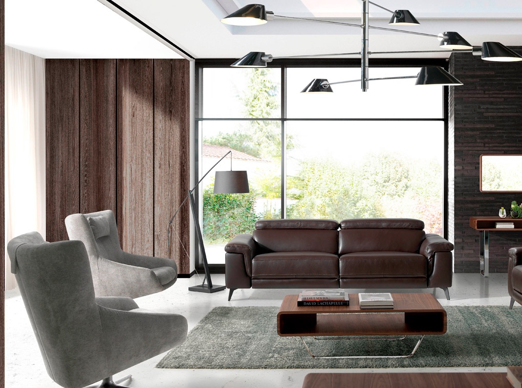 Relaxe ao máximo no sofa relax 2 lugares Choco! Uma peça que se destaca na sua sala, pelo seu design moderno e conforto inigualável.