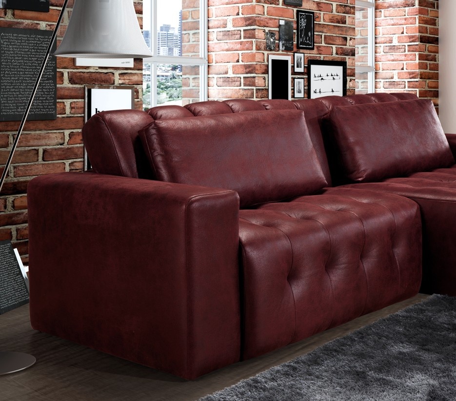 Relaxe e desfrute da sua sala de estar com o estilo e conforto do sofá chaise longue Turim!