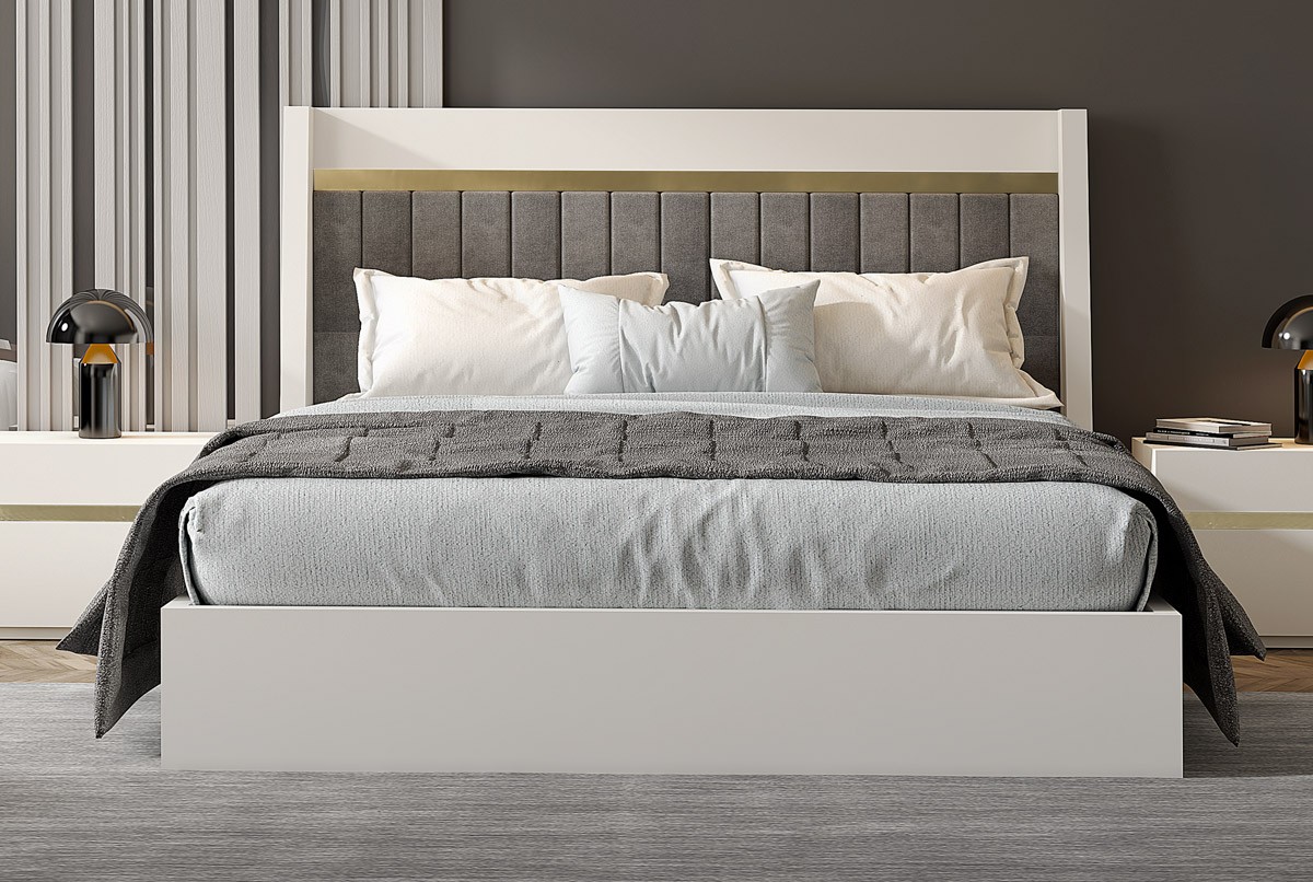 Experimente o luxo e a sofisticação da cama Luanda. Um design moderno e elegante, feito para te proporcionar noites mágicas de descanso.