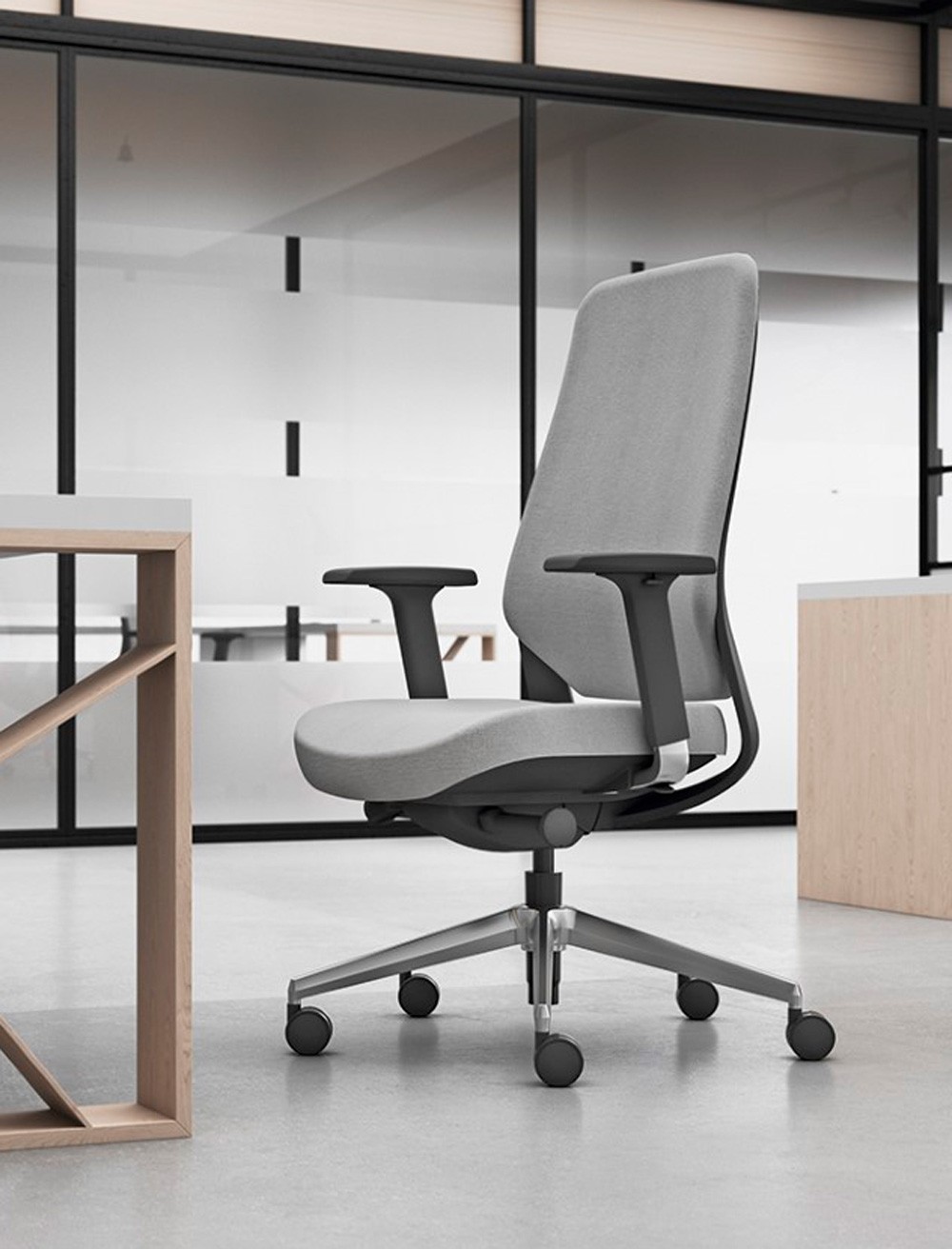 Desfruta de um trabalho produtivo e confortável com a cadeira de escritório Silk Low. Esta cadeira oferece uma ergonomia perfeita para o teu corpo, garantindo assim um bem-estar durante todo o dia.