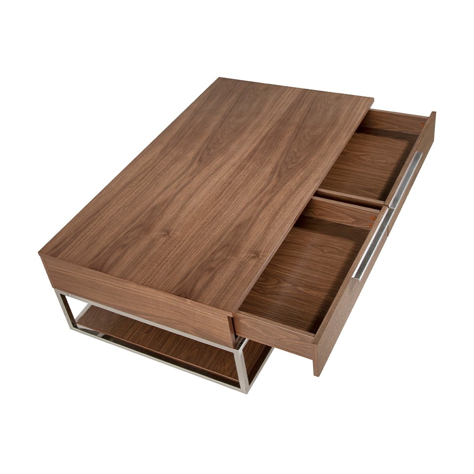A mesa de centro Atrani traz estilo e beleza a qualquer espaço. Seu design moderno com linhas retas, madeira de carvalho e acabamento envernizado fazem desta mesa uma peça única para o seu lar.