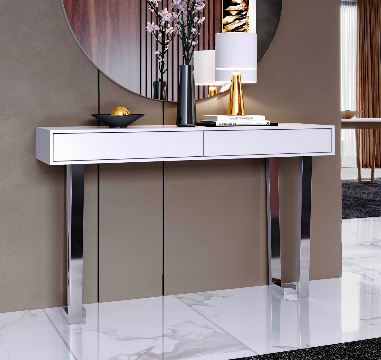 O espelho Luca Simple é a maneira ideal de adicionar um toque moderno e elegante a qualquer sala. Combinando funcionalidade e estilo, ele torna o seu espaço mais aconchegante.