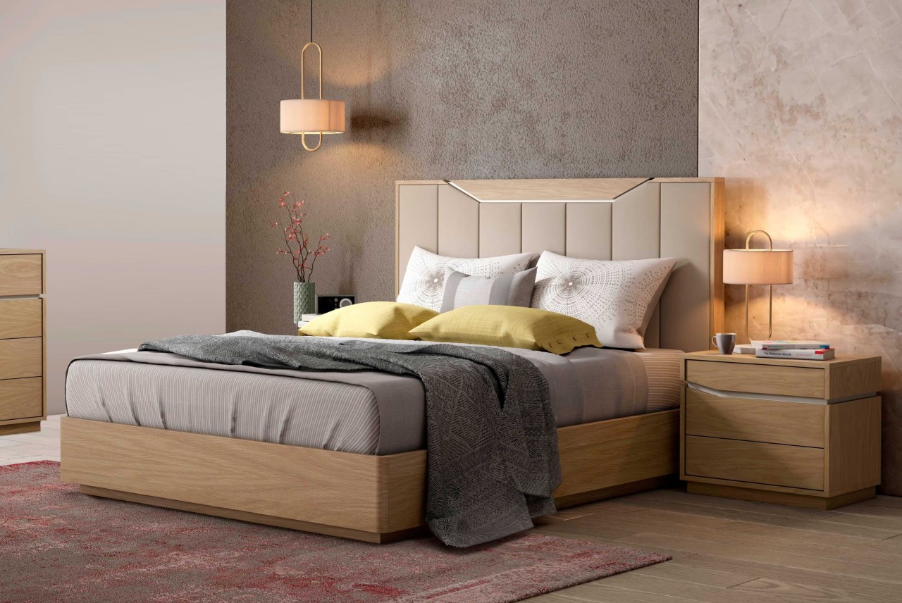 Uma cama de casal Luca Mor é a escolha certa para quem deseja um espaço aconchegante e moderno, com linhas contemporâneas e tons suaves. Aproveite para criar o seu próprio cantinho.
