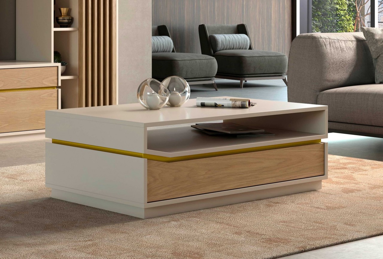 A mesa de centro Luca Mor é a combinação perfeita entre modernidade e elegância. Seu design exclusivo, associado ao acabamento clean, destaca o ambiente de qualquer sala.