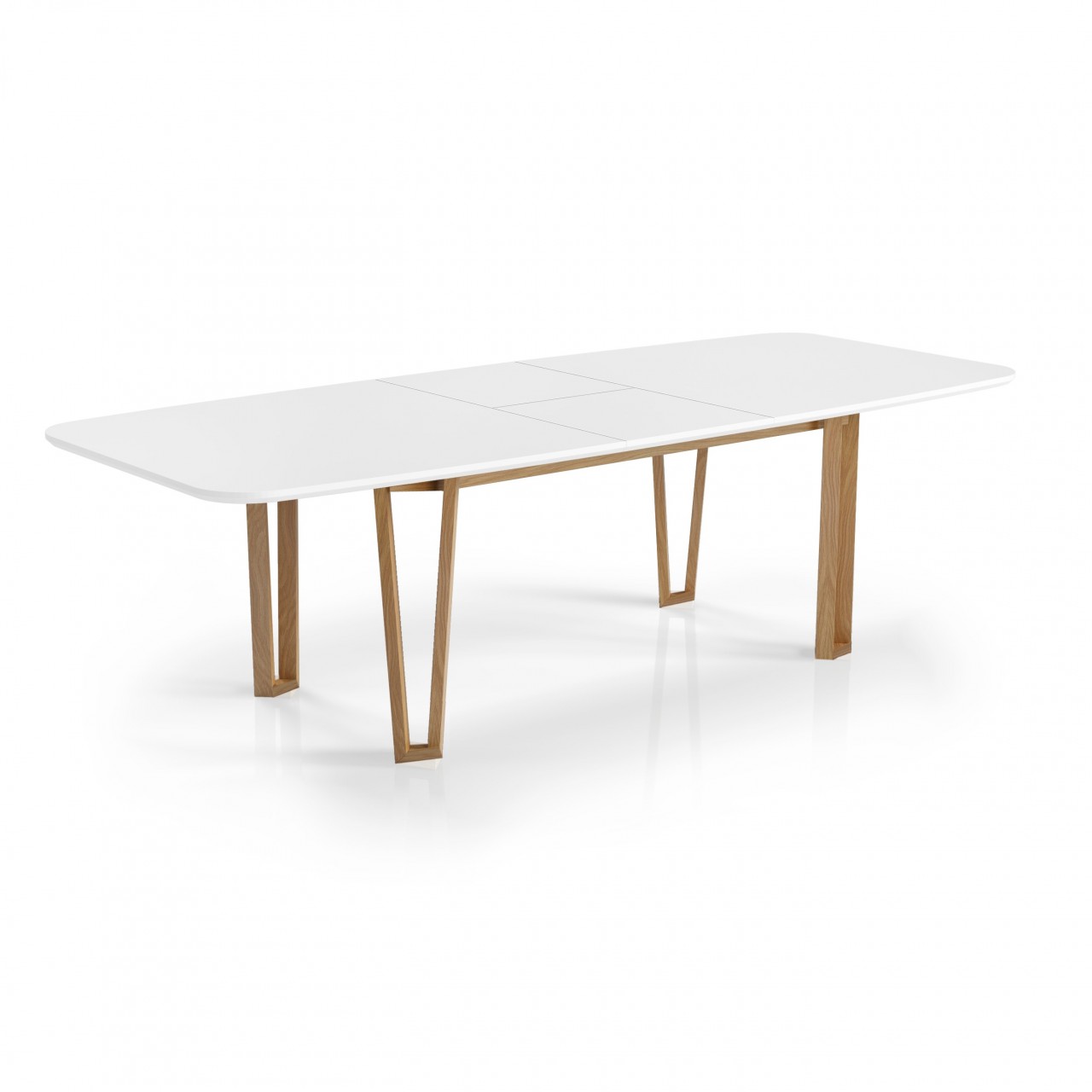 A mesa Luca New é a solução certa para espaços limitados. Suas linhas modernas e suave extensão permitem que ela se adapte às suas necessidades e crie um ambiente único.
