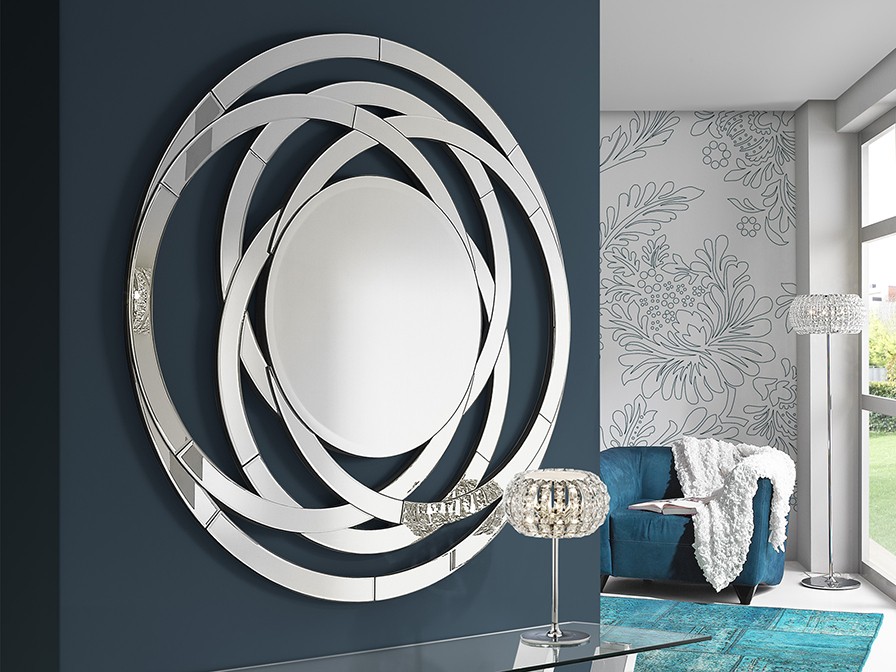 Uma decoração moderna e elegante para o seu lar espelho Aros, que fazem a diferença!