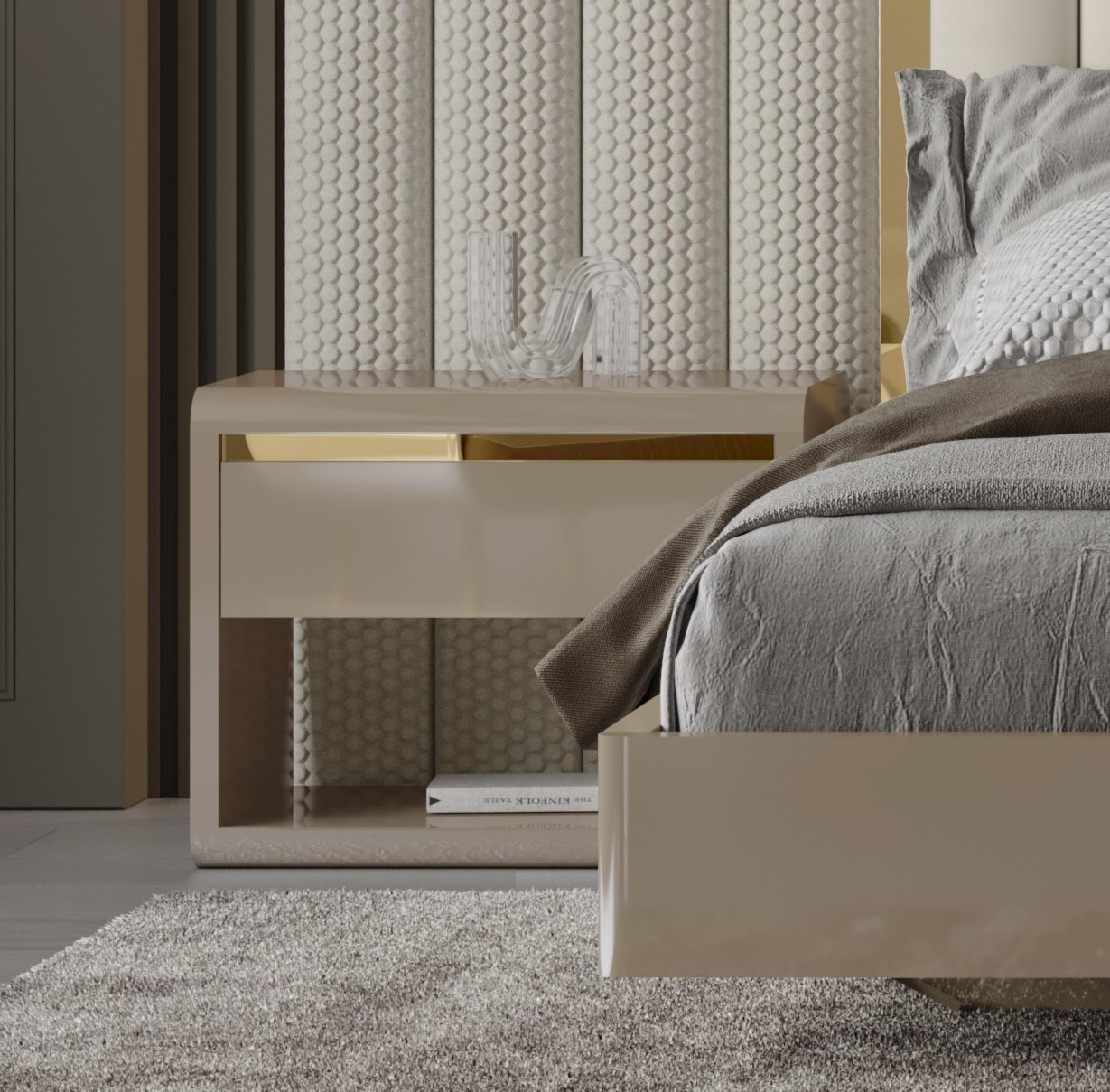 Organize seu quarto com charme e economia. Mesa de cabeceira Alma Simple, a solução ideal para ambientes modernos.