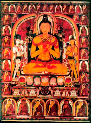 Quadro Monges Budistas