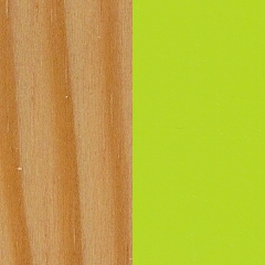 Pinho + MDF / Pinho mel+ Verde