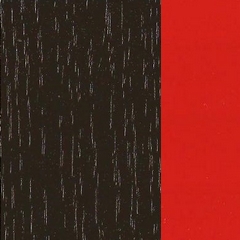 Carvalho/ Wengue+ Lacado Vermelho