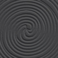 Wengue / Entalhado Espiral Preto (Foto)