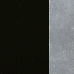 MDF / Lacado Preto + Prata