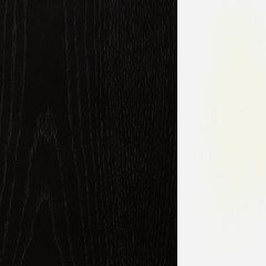 Carvalho + MDF / Wengue Preto + Lacado Branco (Foto)