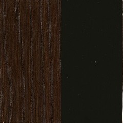 Carvalho + MDF / Cor M3-Wengu�+L2 Preto Brilho