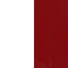 MDF / Cor L1-Lacado Branco + L11 Bordeaux Alto Brilho (Foto)