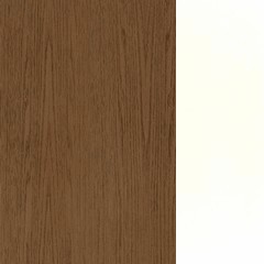 Carvalho+MDF / Cor Taupe+Lacado Branco