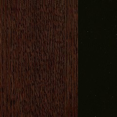 Carvalho+Vidro/ Cor Chocolate+Preto