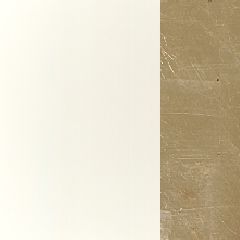 MDF / Lacado Branco + Ouro 