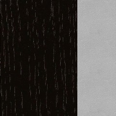 Carvalho+MDF / Cor Wengue+Prata - WP