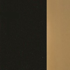 MDF / Preto + Dourado Alto Brilho