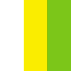 MDF / Lacado Branco+Amarelo+Verde (Foto)