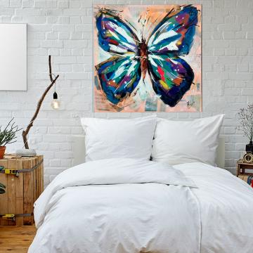 Pintura colorida de borboletas