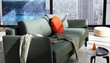 Aproveite a sua casa com o nosso sofá cama Cubed com braços, para criar o seu cantinho de conforto!
