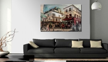 Pintura de Paris Montmartre