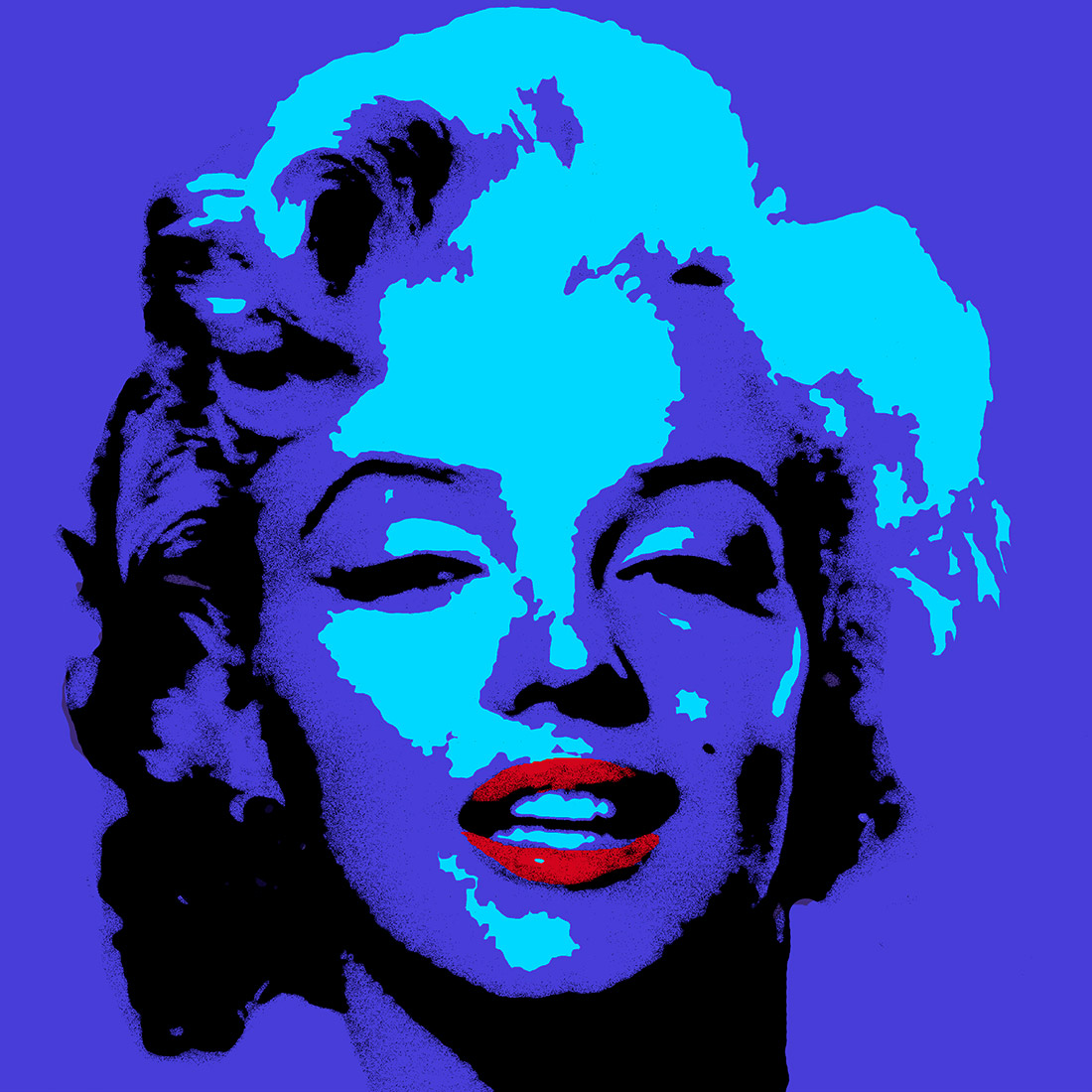 Pintura pop de Marilyn