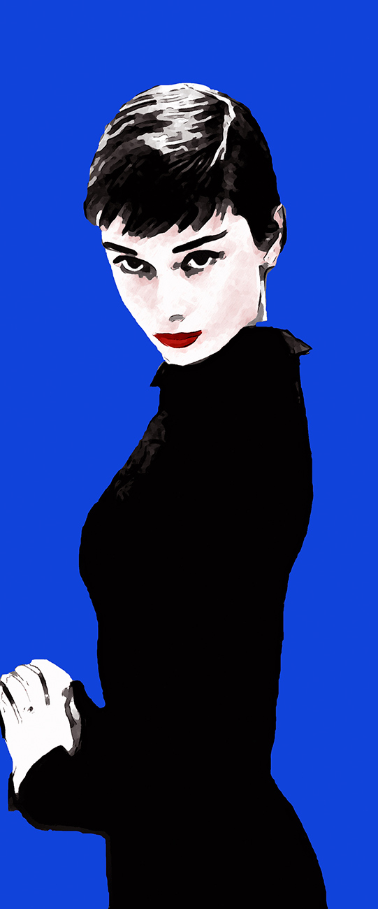 Pintura de Audrey Azul