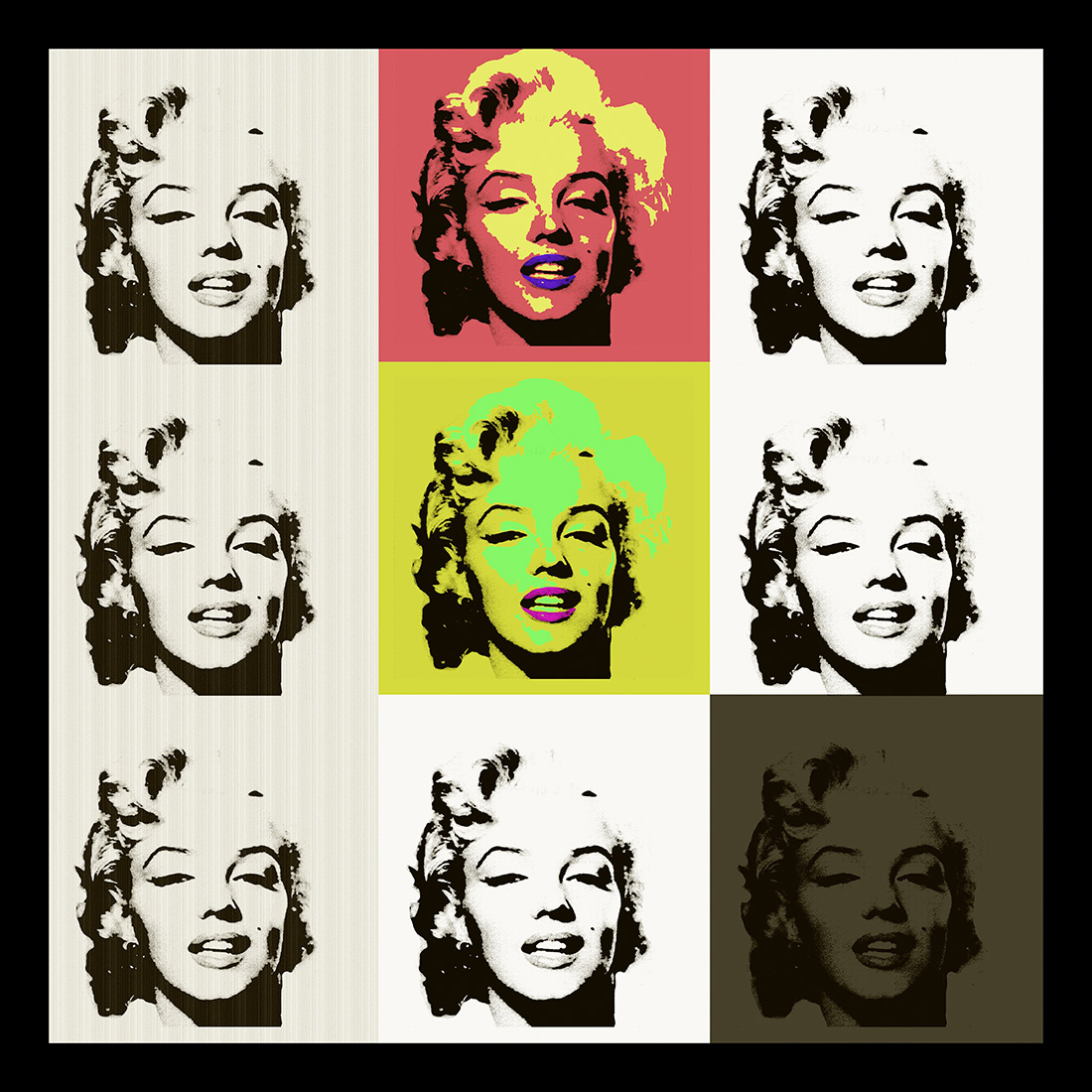 Quadro Mini Faces Marilyn Monroe