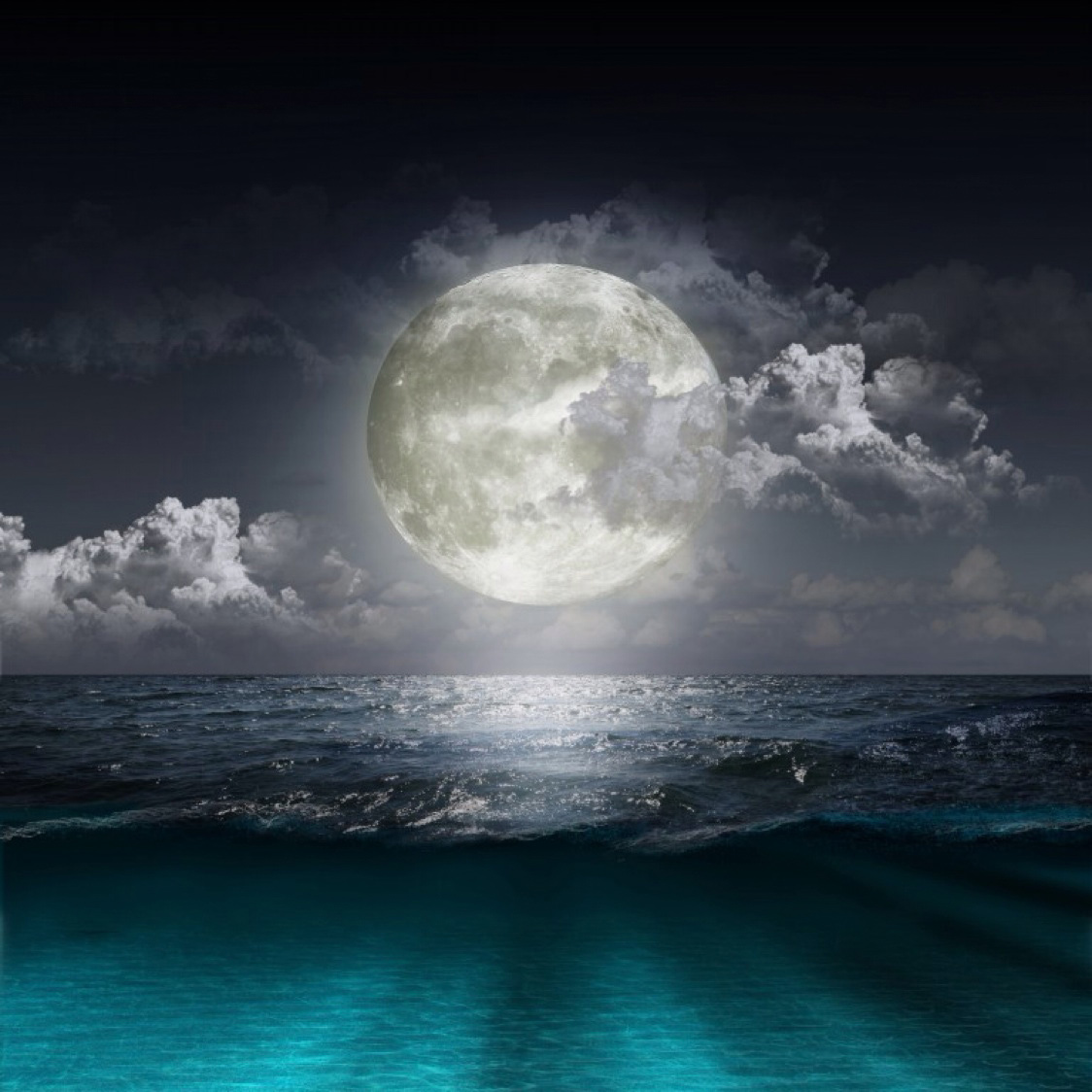 Quadro Luna y Mar