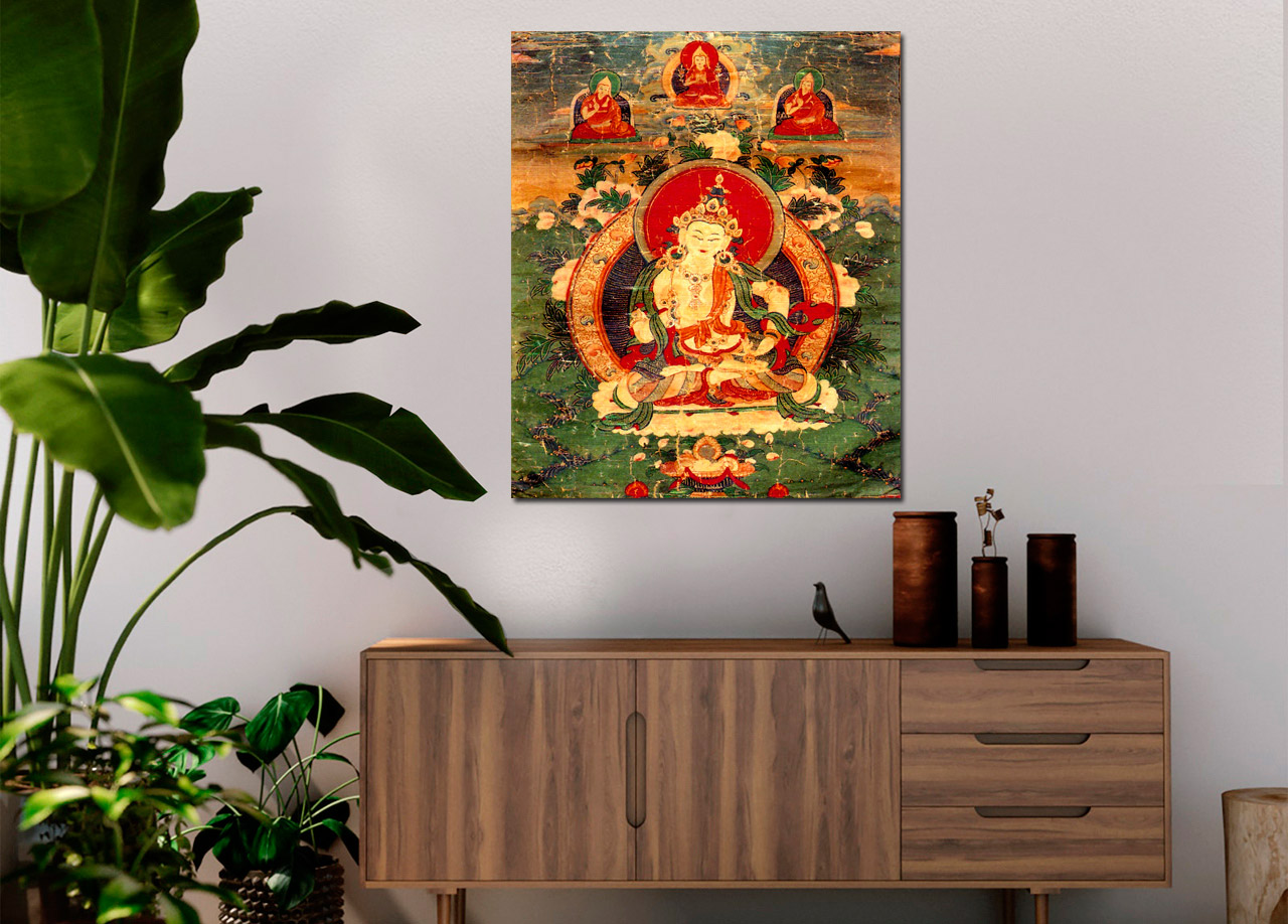 Quadro Red Buda