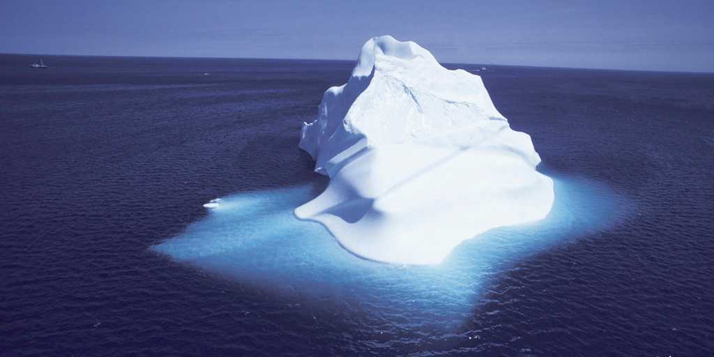 Quadro Iceberg en el Mar