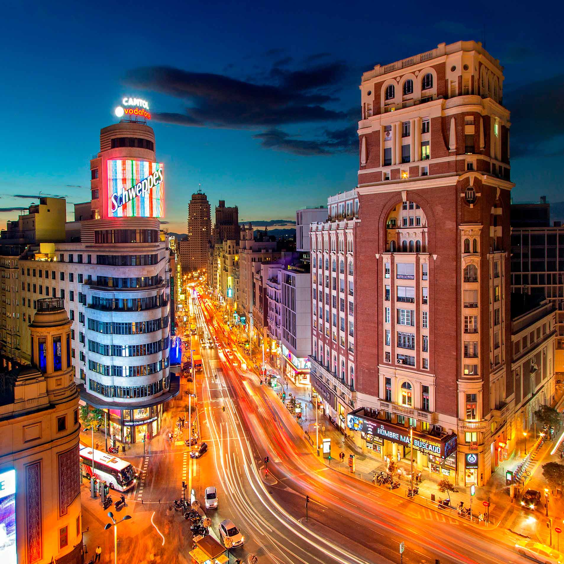 Pintura da Gran Via Madrid