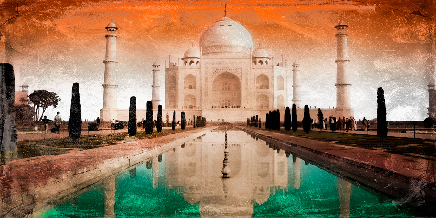 Taj Mahal India painting