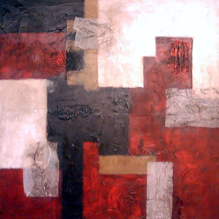 Quadro Little Red Squares