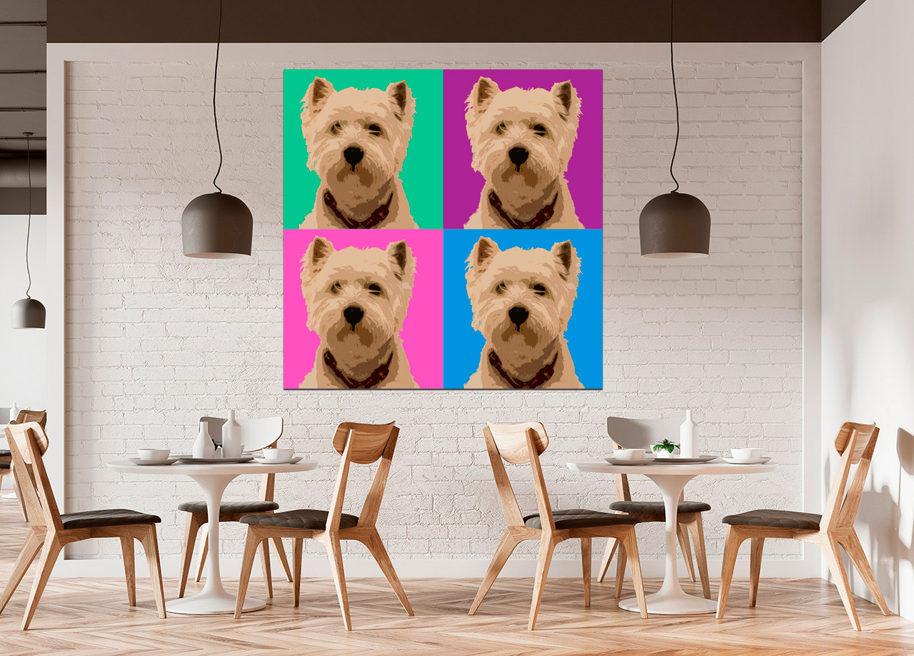 Quadro Little Dog Colors