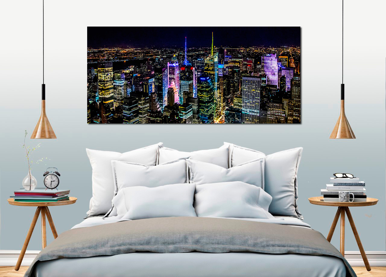 Pintura panorâmica de Nova York