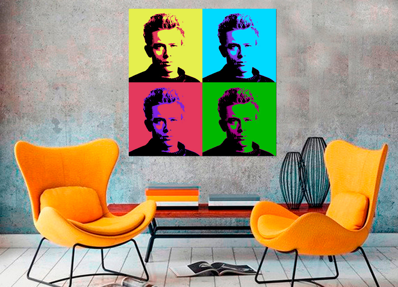 Quadro James Dean Color