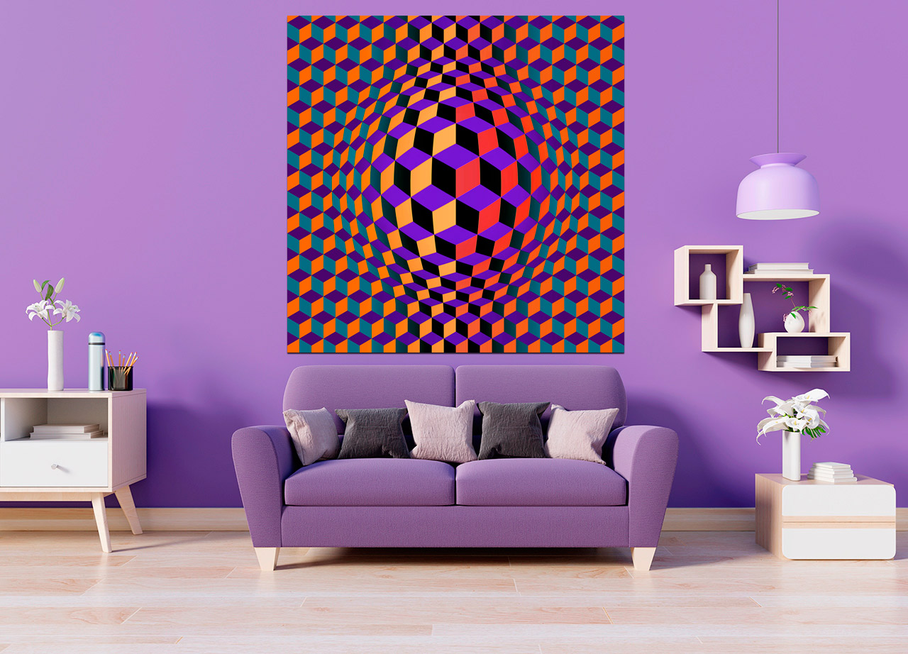 Quadro Pop Art Illusion 