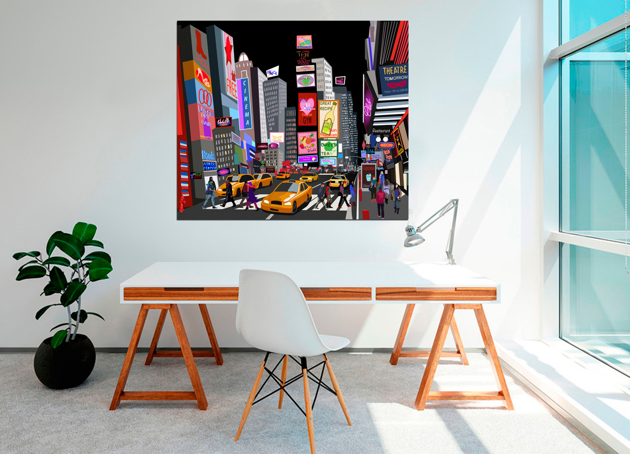 Quadro New York Time Square