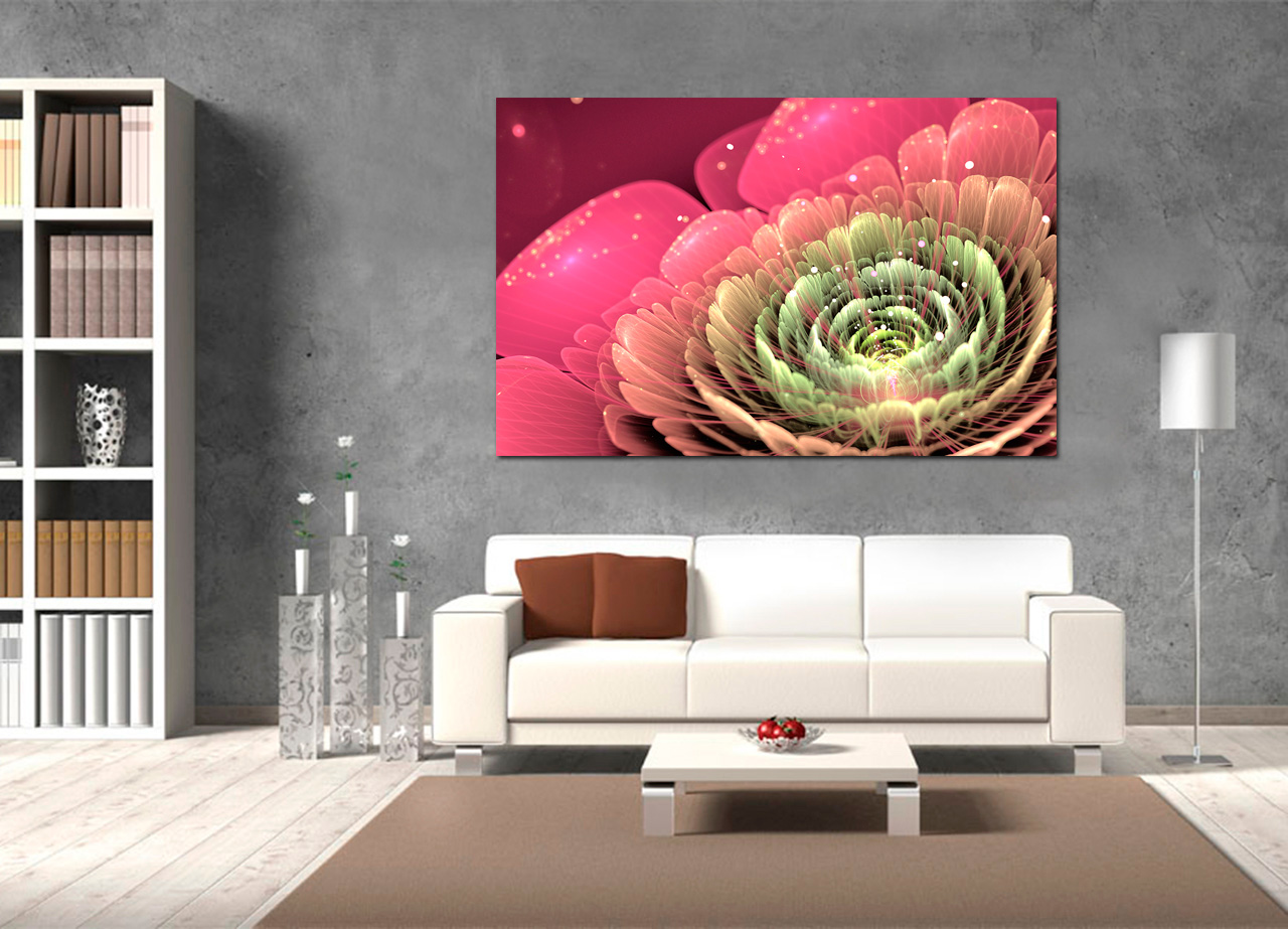 Quadro Arte Floral a Rosa