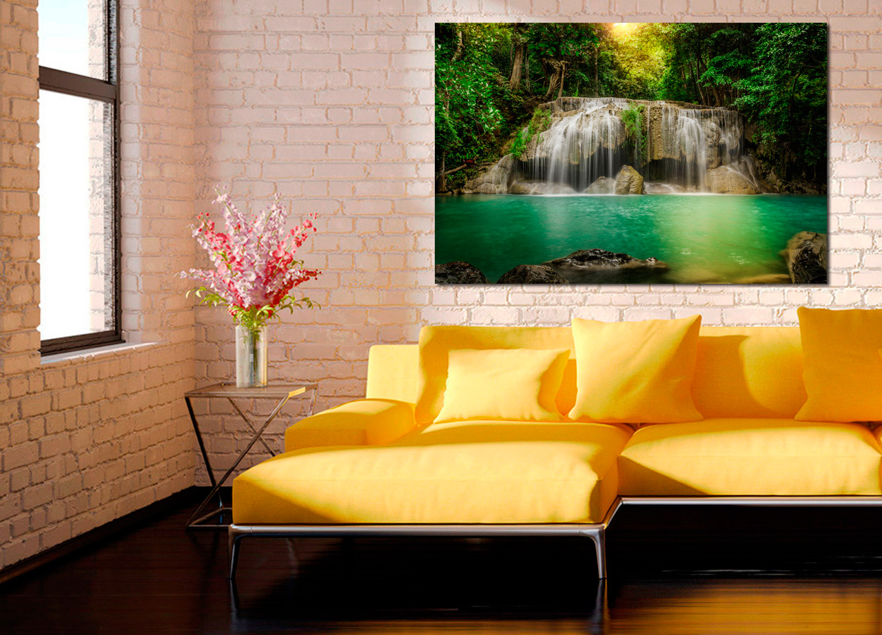 Pintura de paisagem em cascata (b