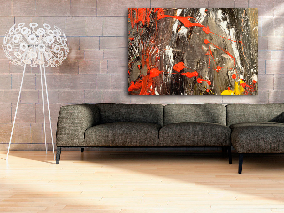 Pintura abstrata moderna