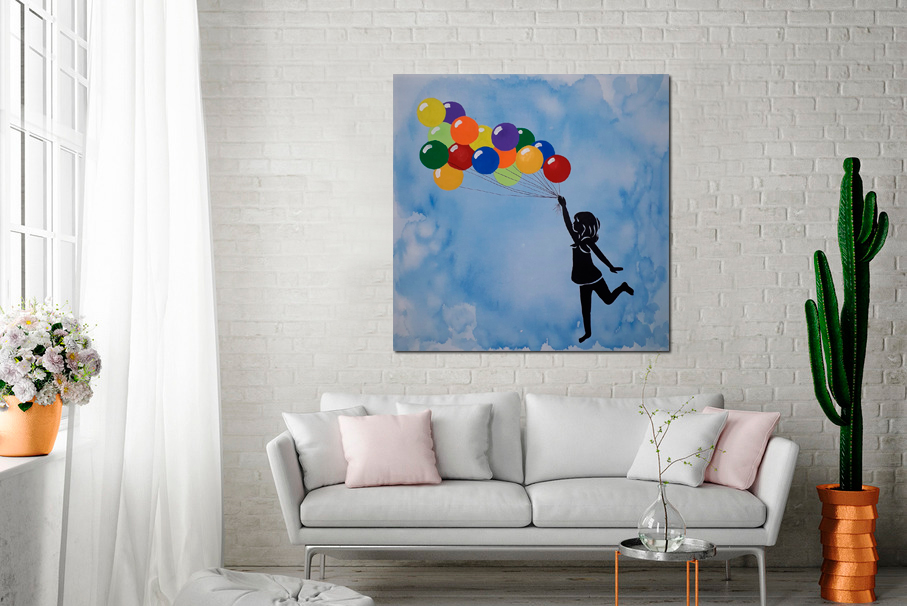 Quadro Imagem com balões