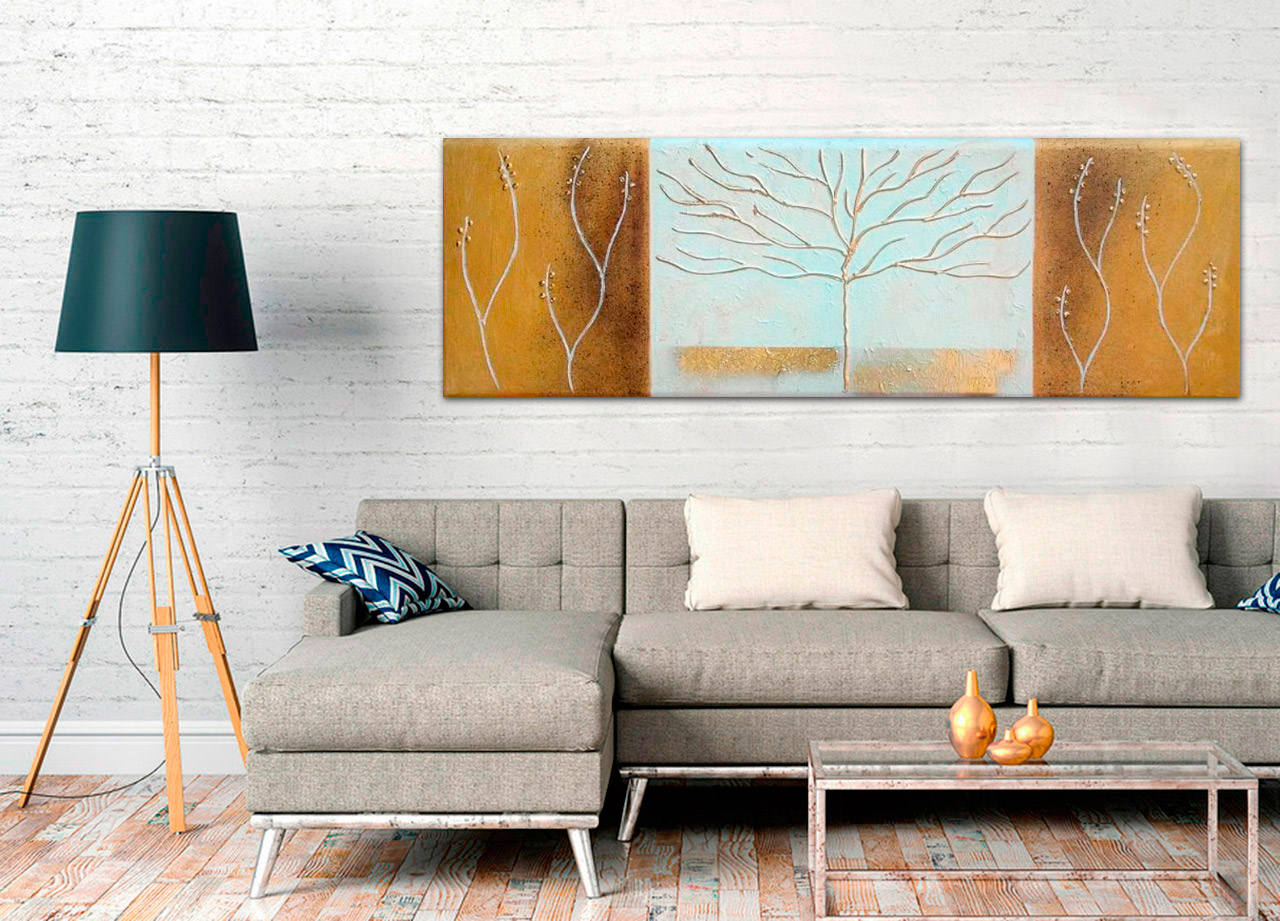 Quadro Golden Tree